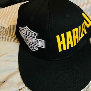 Harley-Davidson Black and Yellow Cap
